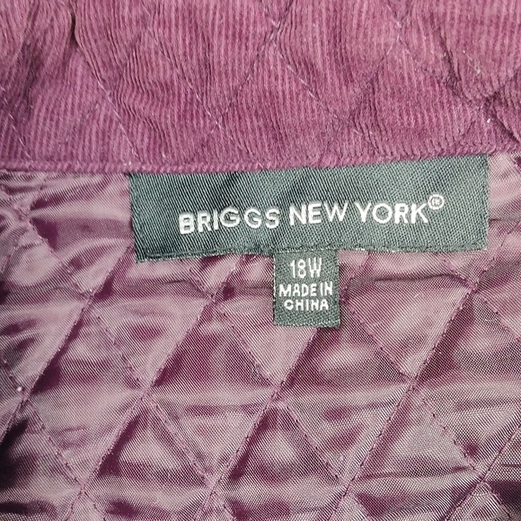 Briggs NY Quilted Women's Jacket Size 18W - Picture 2 of 11
